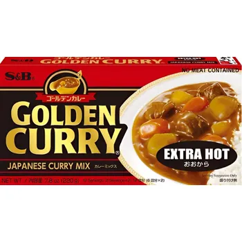 Koření S&B Kořenící pasta na Kari extra ostrá 220 g