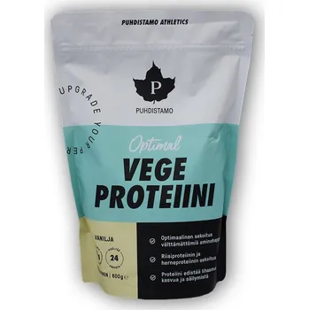 Proteinový nápoj Puhdistamo Optimal Vegan Protein 600g Varianta: jahoda