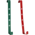 HIT Držák na dveře na adventní věnec 35cm MIX barev