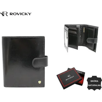 Peněženka Velká pánská kožená peněženka s RFID systémem Zapínání: západka