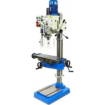 Frézka HBM 40H Profi frézka-vrtačka-závitořez, vřeteno MK4, litinová konstrukce, převodovka v oleji, 400V - 3f, 350 kg (HBM Machines)