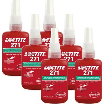 Průmyslové lepidlo Loctite 271 - 50 ml, vysokopevnostní 6 x Loctite 271 - 50 ml