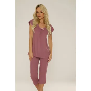 Dámské pyžamo Dámské pyžamo VISA kr.r 884 - DE LAFENSE chrpa 2XL