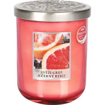 Svíčka ALBI Velká svíčka "Svěží grep a černý rybíz"