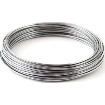 Příslušenství pro plot ALU drát - ring 2 mm Stříbrná