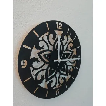 Hodiny Retro hodiny do kuchyně DESIGN - Bílé ručičky