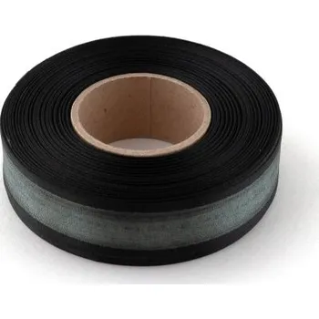 Stuha Monofilová stuha se saténovým okrajem 25 mm Černá