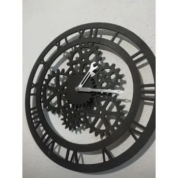 Hodiny Designové nástěnné hodiny KUTIL - ručičky ve tvaru nářadí