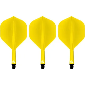 Příslušenství pro šipky Shot Letky Flight Deck - No2 - Short - Yellow SF5469