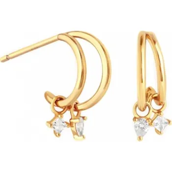 Náušnice Flamenco Mystique Pozlacené náušnice z ušlechtilé oceli kst3292