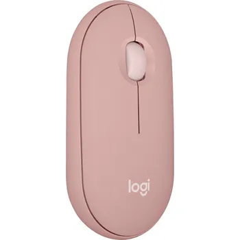 Logitech Pebble Mouse 2 M350s - TONAL ROSE - EMEA-808 optická myš, přenos Bluetooth®, 3 tlačítko, 400 dpi, 4000 dpi, růžová