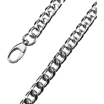 Příze Pro Háčkování Řetízek na kabelku s karabinou 120 cm, 12 mm nikl