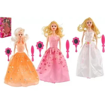 Panenka Teddies Panenka nevěsta kloubová 28 cm plast s doplňky v krabici