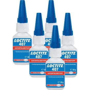 Stavební chemie Loctite 407 - 20 g, vteřinové lepidlo 5 x Loctite 407 - 20 g