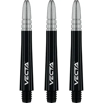 Příslušenství pro šipky Winmau Násadky Vecta - medium - black silver