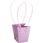 Taška na květináč, vzorovaná 12,5 x 11,5 x 8 cm Lila