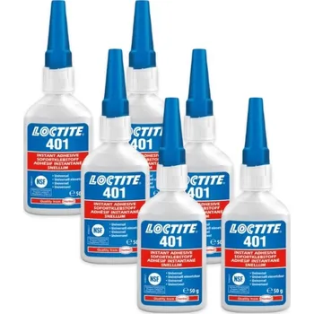 Stavebniny Loctite 401 - 50 g, vteřinové lepidlo 6 x Loctite 401 - 50 g