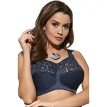 Nevyztužená podprsenka s krajkou 583 tmavě šedá 85E