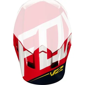 Helma na motorku Náhradní Kšilt Fox Racing V2 Visor Preme Navy/Red