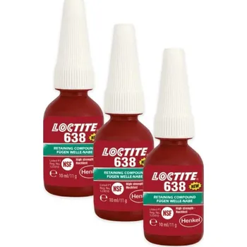 Stavební chemie Loctite 638 - 10 ml upevňování 3 x Loctite 638 - 10 ml