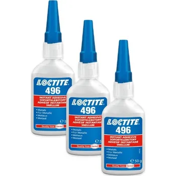 Stavební chemie Loctite 496 - 50 g, vteřinové lepidlo 3 x Loctite 496 - 50 g
