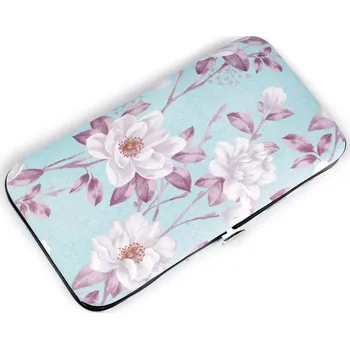 Manikúra v pouzdře s květy 4 mentolová