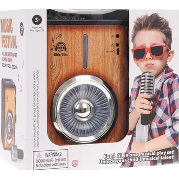 Hudební nástroj pro děti RKToys Dětský zesilovač s Bluetooth a mikrofonem