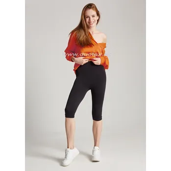 Dámské legíny GATTA Dámské legíny Leggings-Mirella-midi Barva: black, Velikost: XL