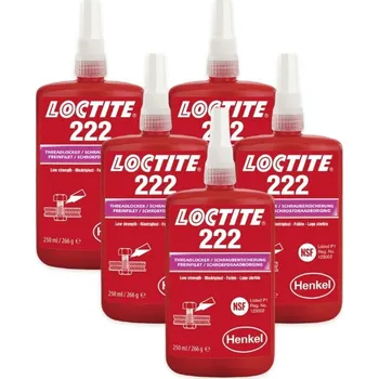 Stavební chemie Loctite 222 - 250 ml, nízkopevnostní 5 x Loctite 222 - 250 ml