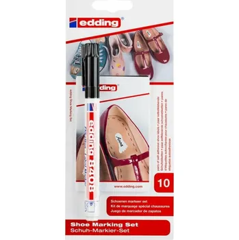 Edding 8408 na obuv s etiketami černý