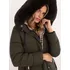 Dlouhá prošívaná zimní bunda SK-KR-HH-2406.32P khaki