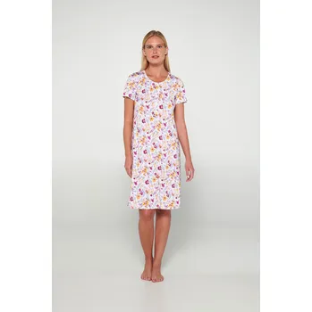 Dámské noční prádlo Vamp - Noční košile s krátkými rukávy 20031 - Vamp blue lavender S