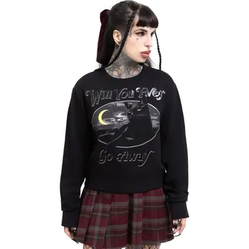 Dámská mikina mikina bez kapuce dámské - Go Away - KILLSTAR - KSRA011658 - S