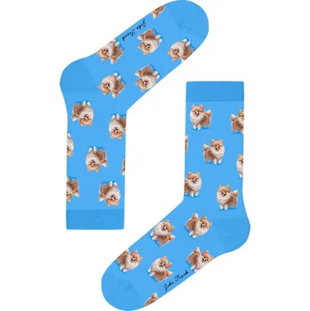 Pánské ponožky Dámské ponožky John Frank WJFLSFUN66 UNI světle modrá