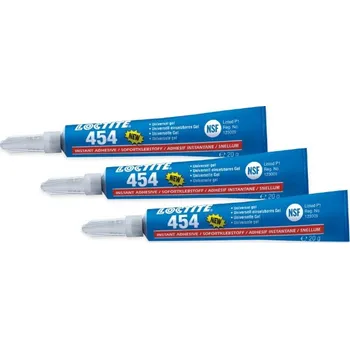 Stavební chemie Loctite 454 - 20 g, vteřinové lepidlo 3 x Loctite 454 - 20 g