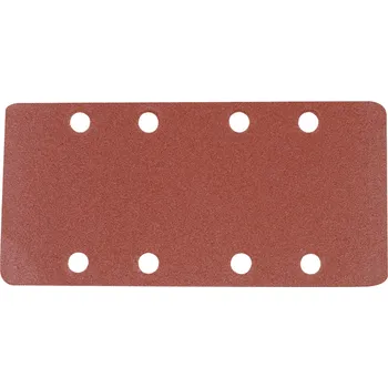 Brusný papír Silverline Brusný arch děrovaný SZ 93×190 mm P120 – suchý zip, 10 ks 868737