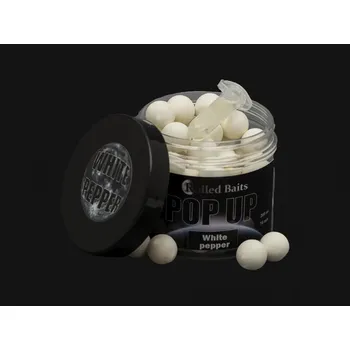Boilies Rolled Baits White Pepper Pop Up Průměr: 13 mm