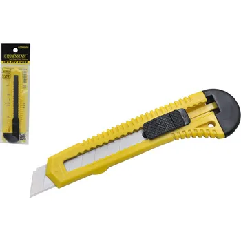 Pracovní nůž CROWNMAN Odlamovací nůž - 18mm x 100mm CM-0200008