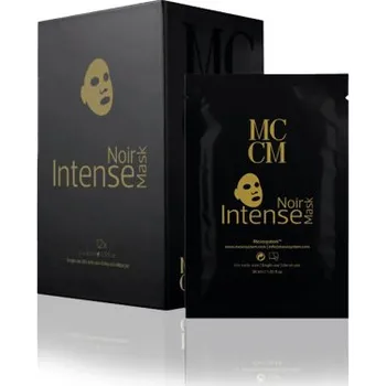 Pleťová maska Luxusní pleťová maska napuštěná ZLATEM pro intenzivní lifting, hydrataci a regeneraci - Noir intense -Masky- Mesosystem - 12 ks