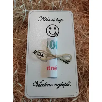 Obálka Dřevěná dárková obálka na peníze - Originální obálka