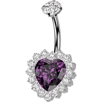 Piercing Šperky4U Piercing do pupíku - TITAN - TIT1437-A