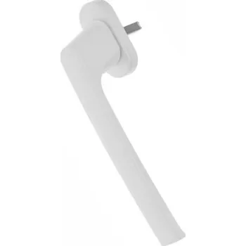 Příslušenství k oknu ROTO Klika na posuvné dveře bílá RAL9016 Al, 4pol. (45°) čtyřhran 35 mm