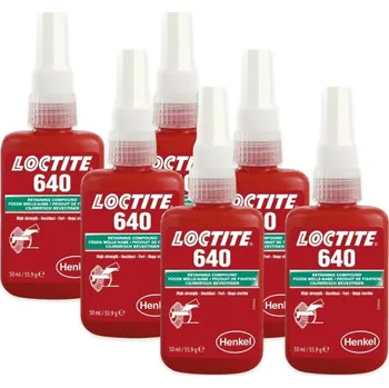 Stavební chemie Loctite 640 - 50 ml upevňování 6 x Loctite 640 - 50 ml