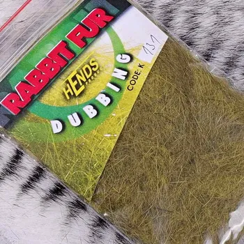 Umělá nástraha HENDS RABBIT FUR DUBBING - HMYZÍ ZELENÁ