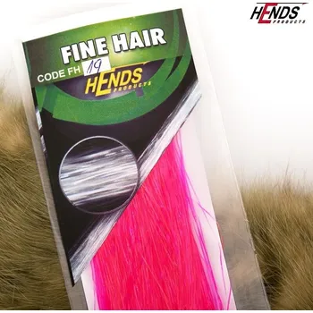 Umělá nástraha HENDS FINE HAIR - ŘŮŽOVÁ