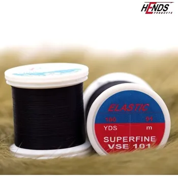 Umělá nástraha HENDS ELASTIC SUPERFINE 0,06 - ČERNÁ