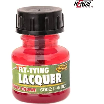 Umělá nástraha HENDS FLY TYING LACQUER - ČERVENÁ