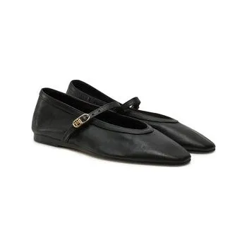 Dámské baleríny Baleríny Tommy Hilfiger Ballerina Maryjane Soft Leather FW0FW08354 Černá 37