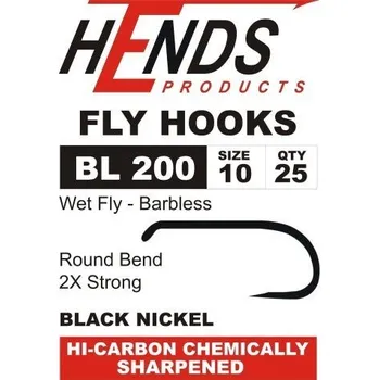 Rybářský háček HENDS BL200 - BARBLESS Velikost: 14, Balení: 25 ks