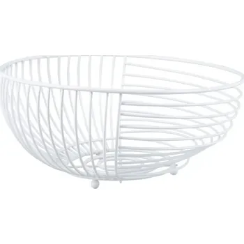 Koš na ovoce Crossways bílý 28cm Present Time (Barva-bílá)
